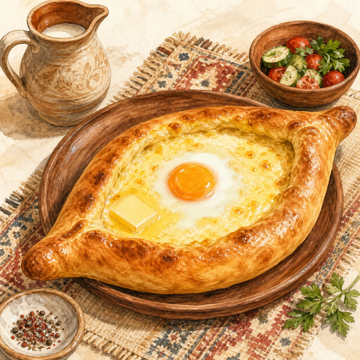 Adjarian Khachapuri