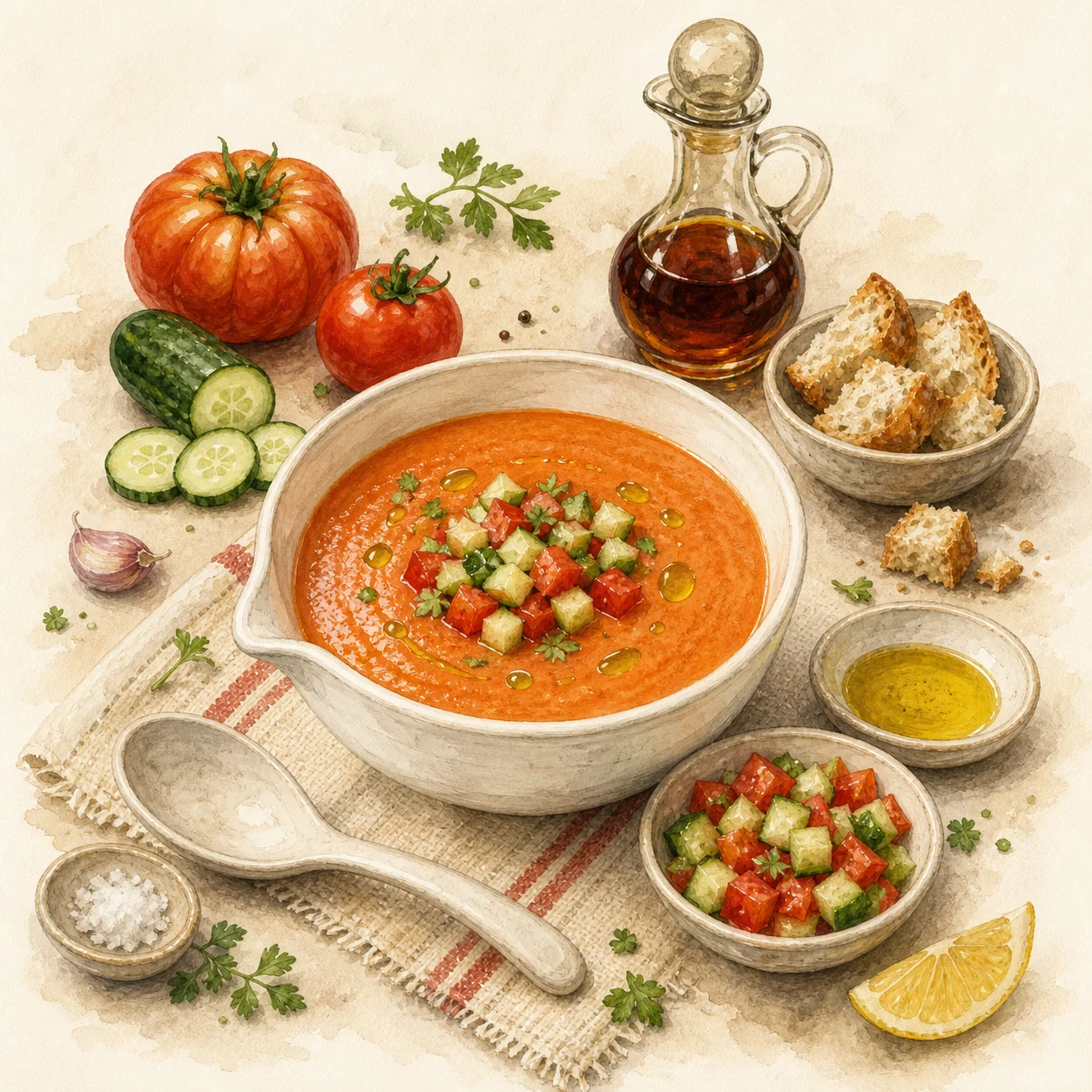 Andalusian Tomato Gazpacho