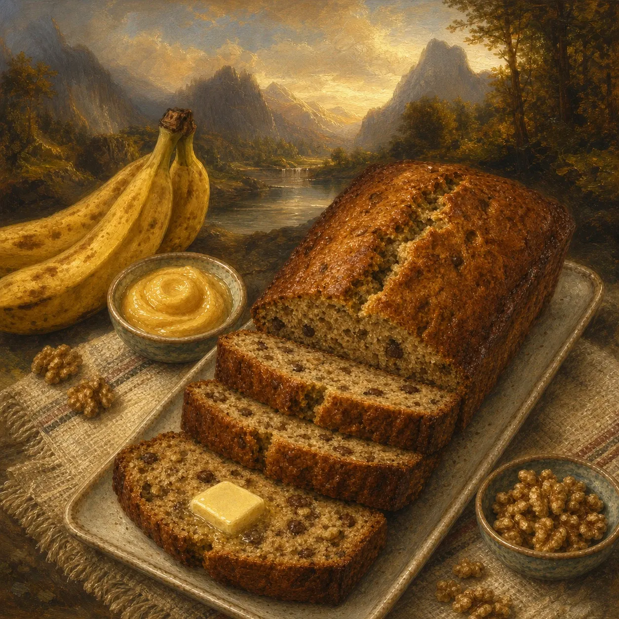 Moist Brown Sugar Banana Bread
