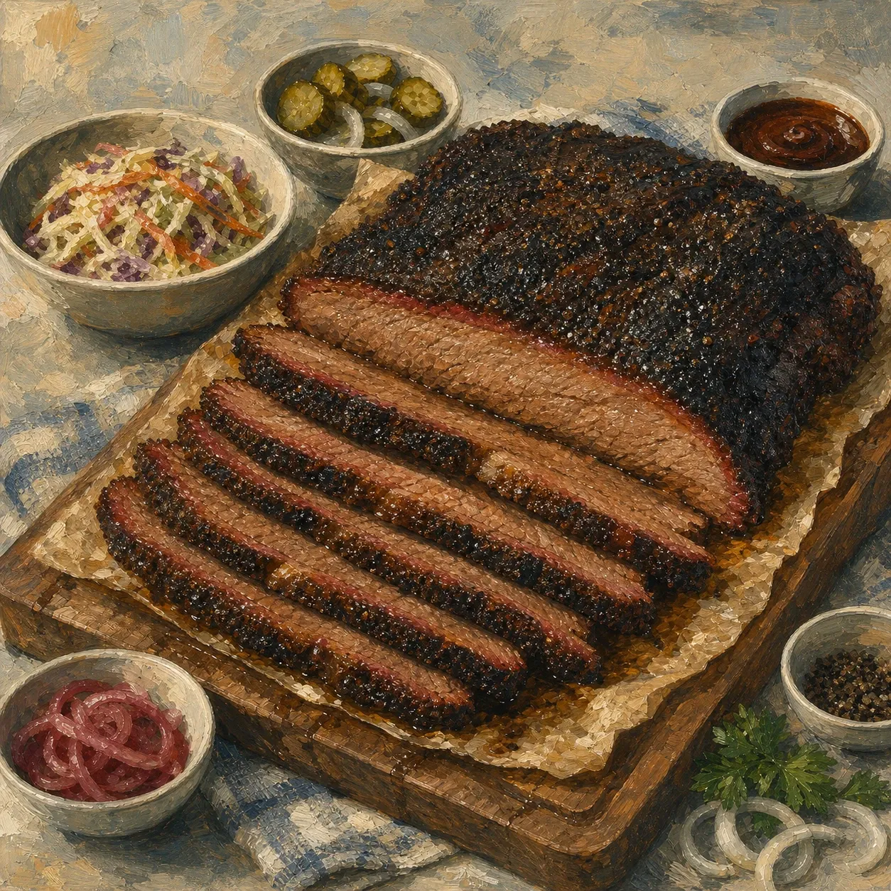 Texas-Style Smoked Brisket