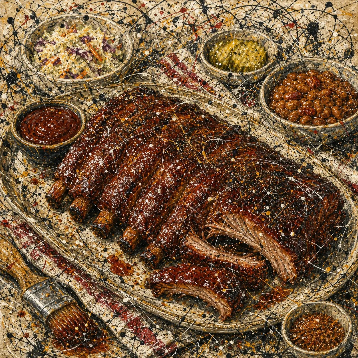 Hickory-Smoked Barbecue Ribs
