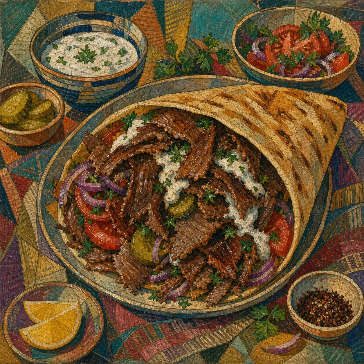 Beef and Lamb Döner Kebab