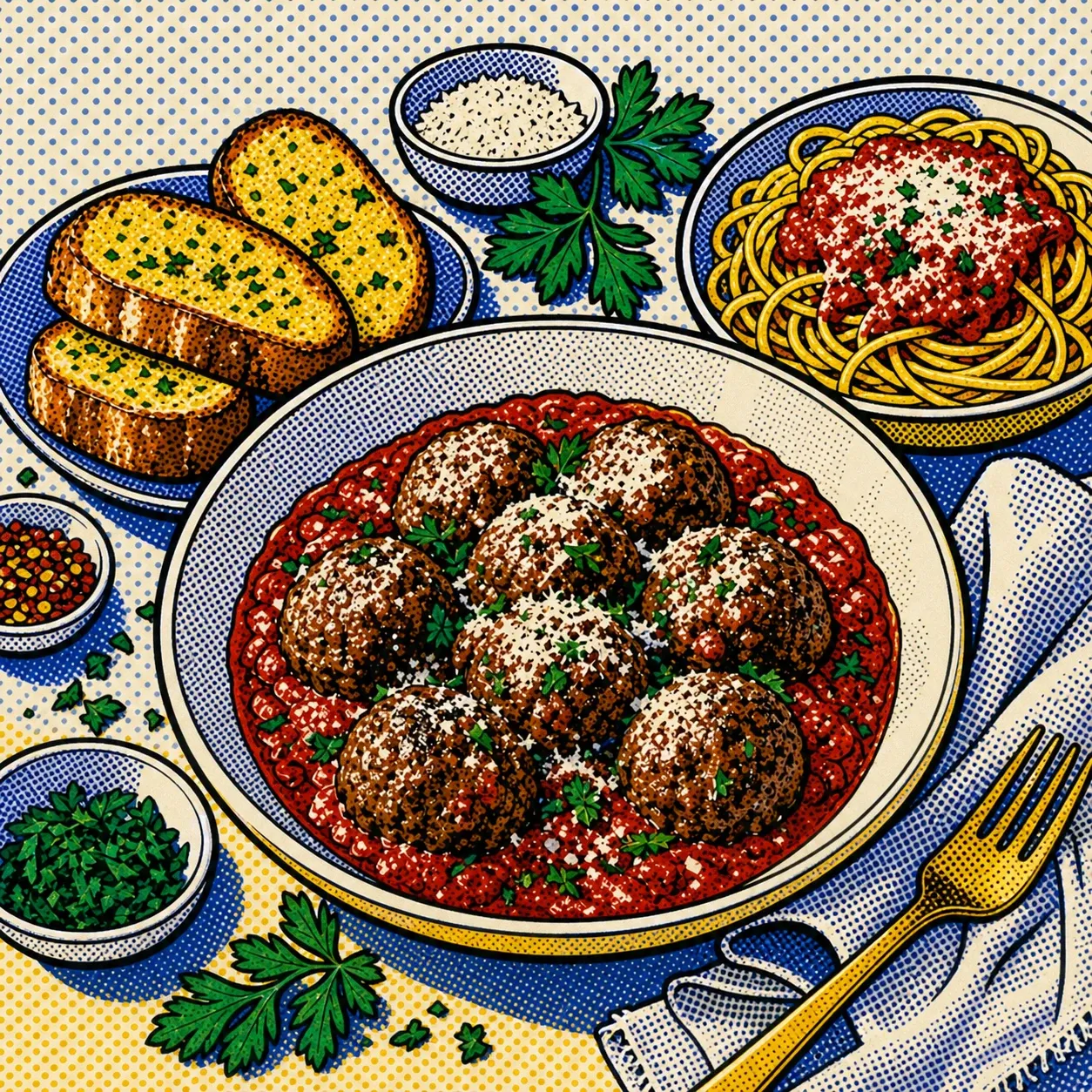 Tender Parmesan Beef and Pork Meatballs