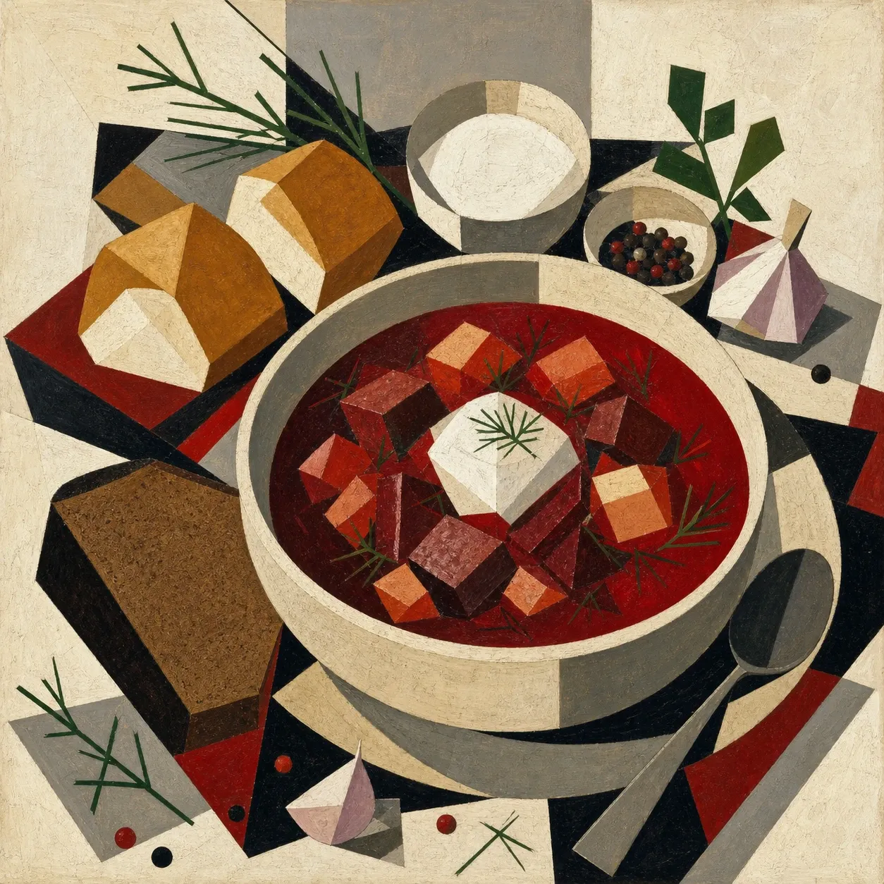 Borscht de remolacha