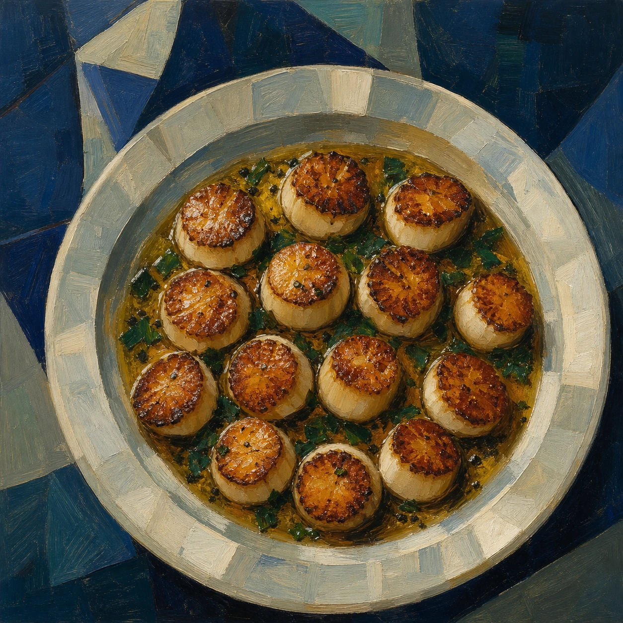 Brown Butter Seared Scallops