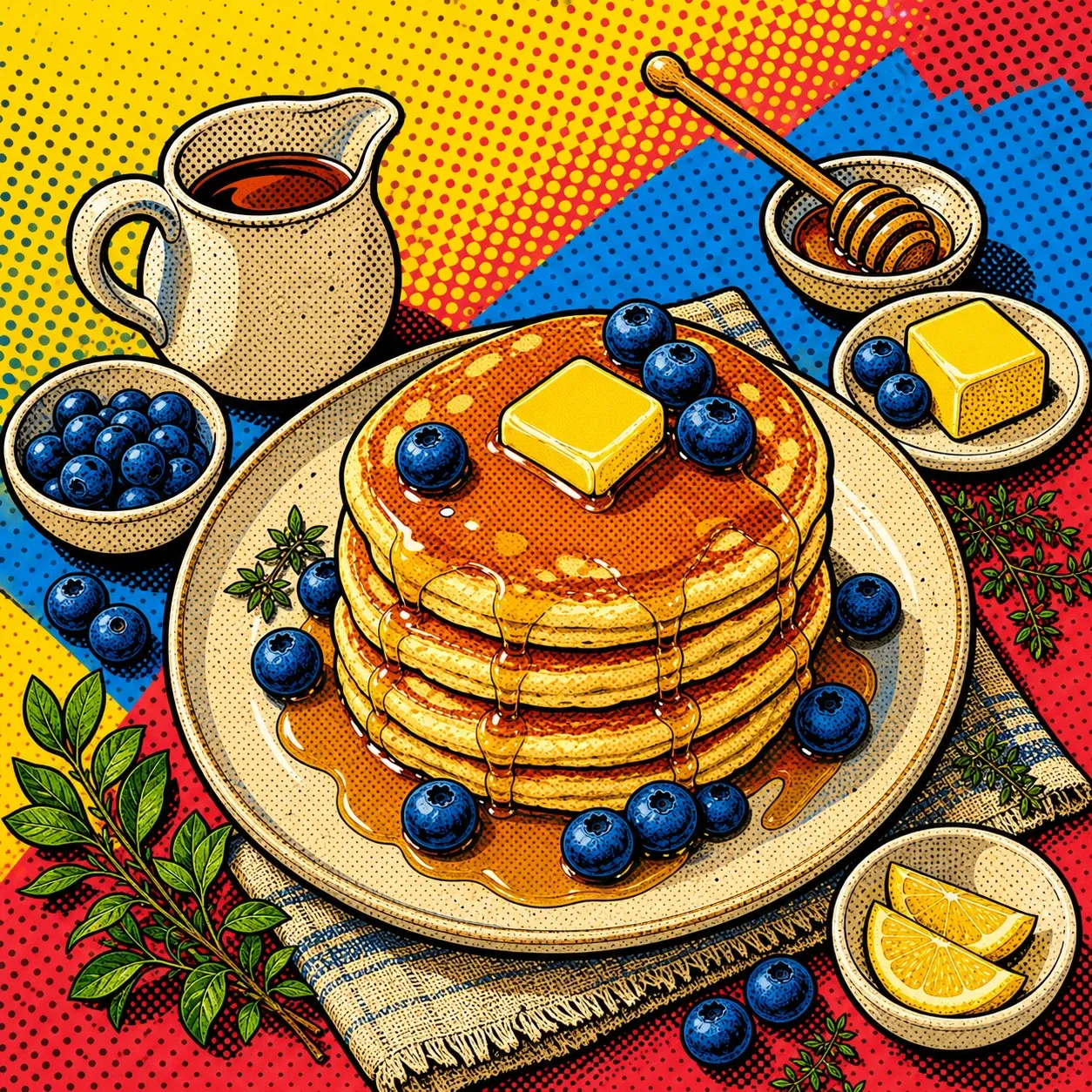 Fluffy Buttermilk Pancakes