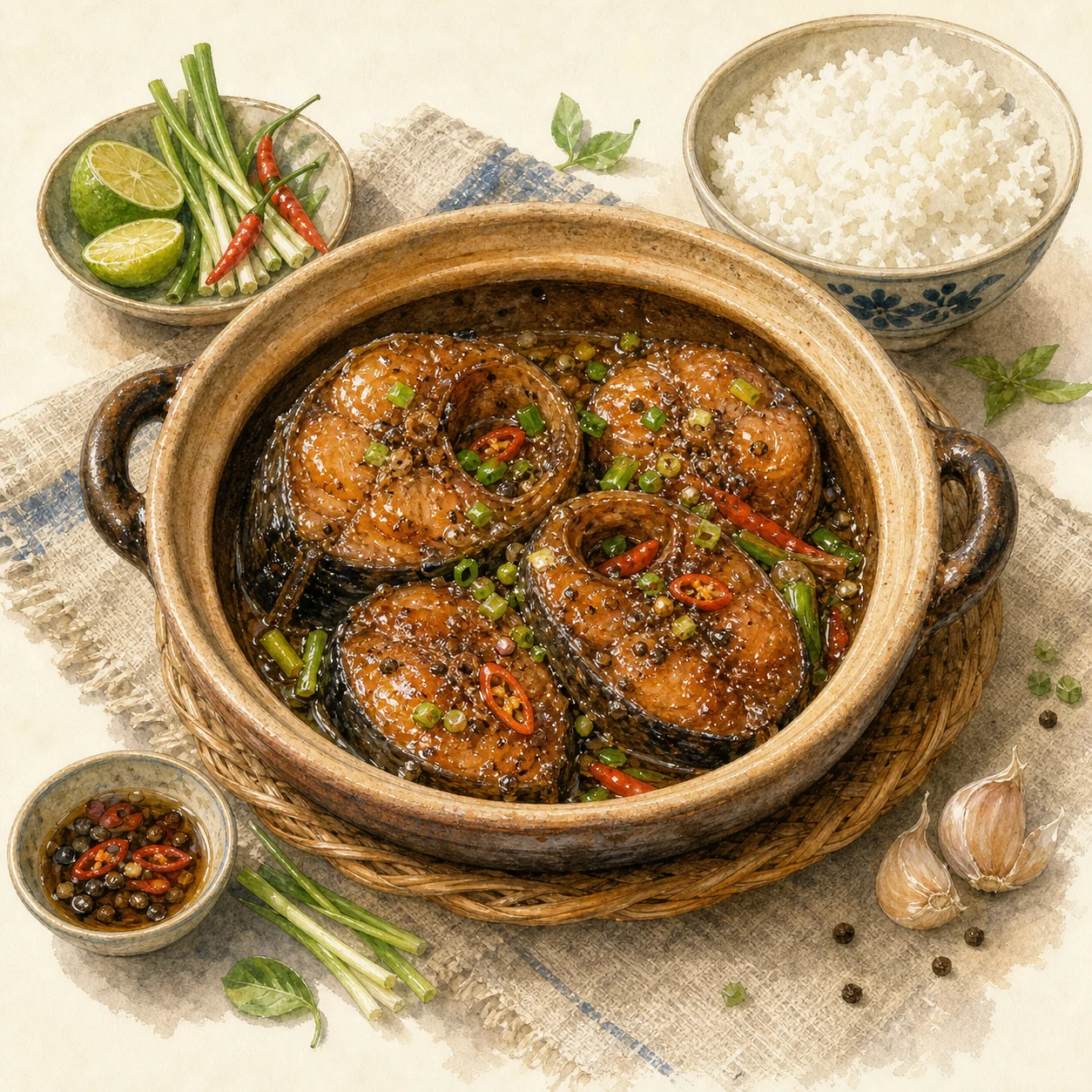 Caramelized Clay Pot Fish