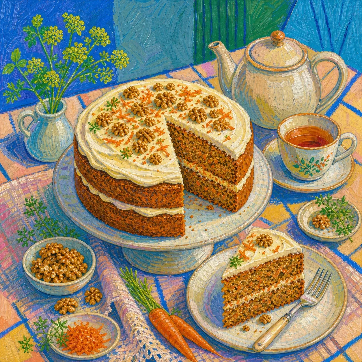 Carrot Cake with Cream Cheese Icing