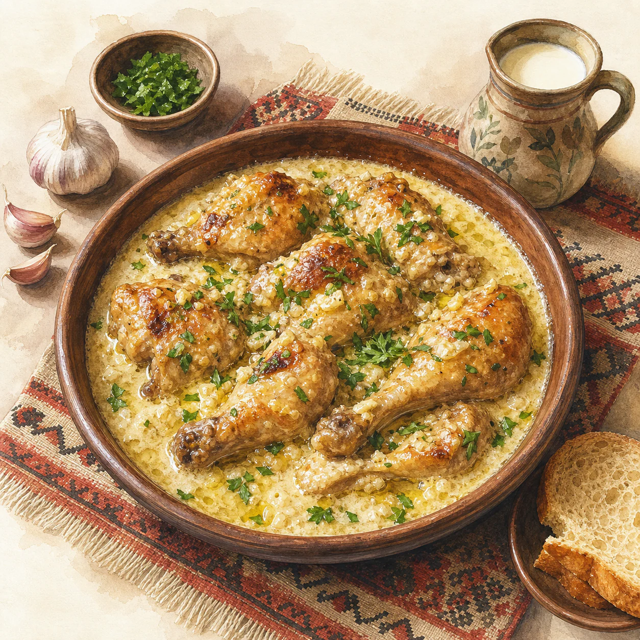 Chicken Chkmeruli