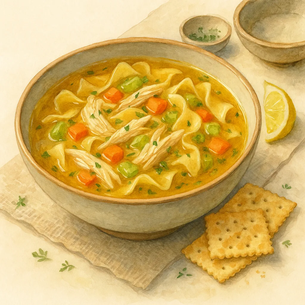 Homestyle Chicken Noodle Soup