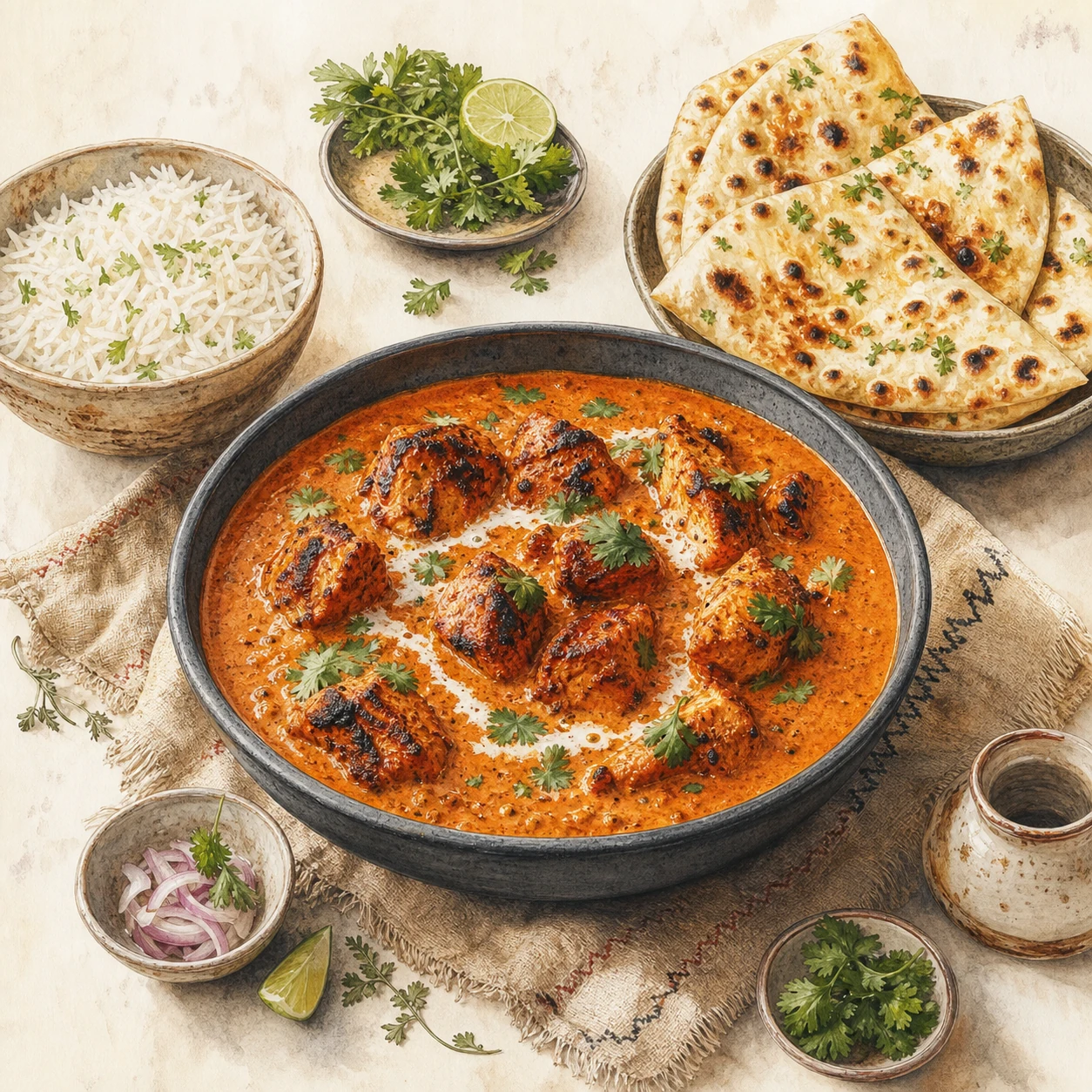 Charred Chicken Tikka Masala