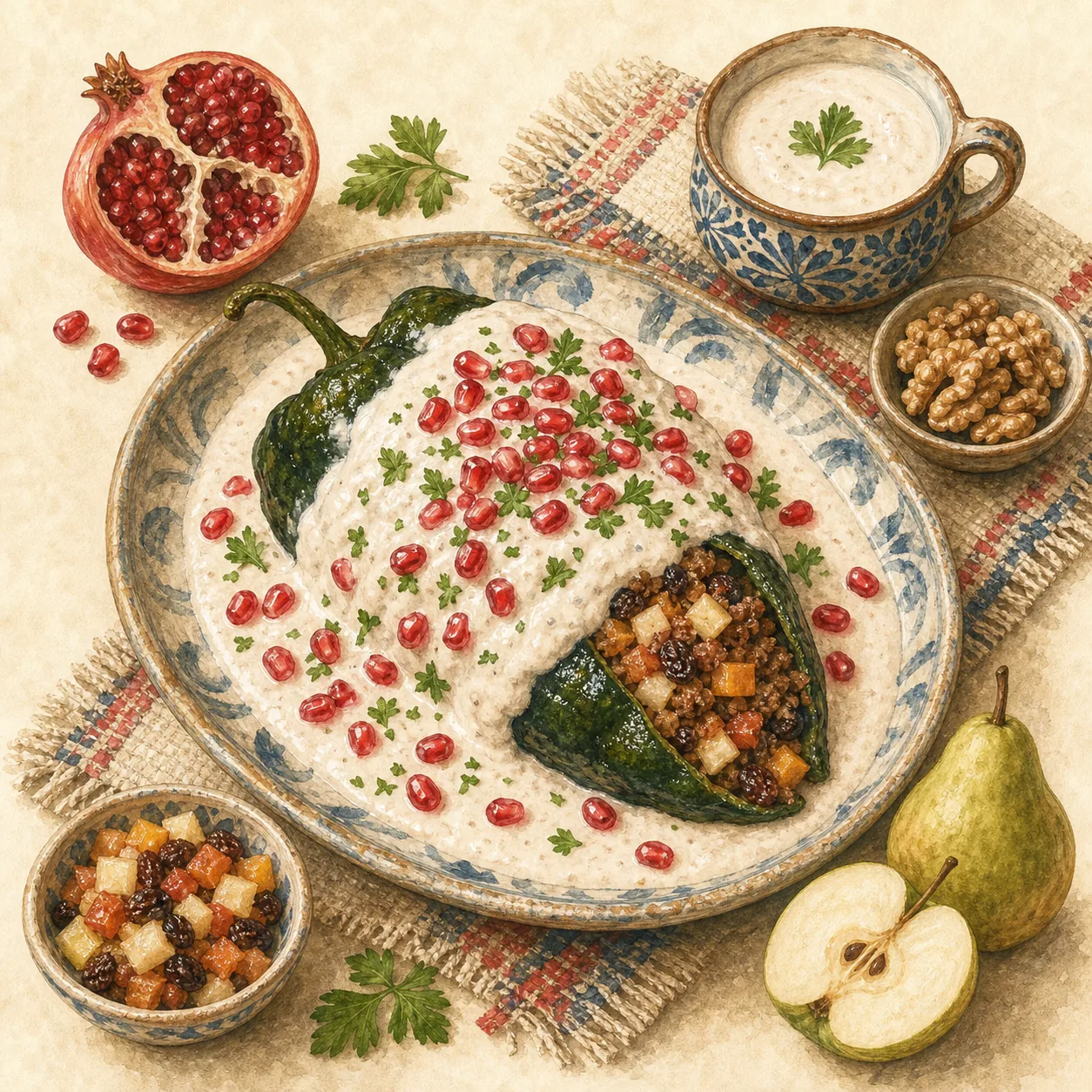 Chiles en Nogada