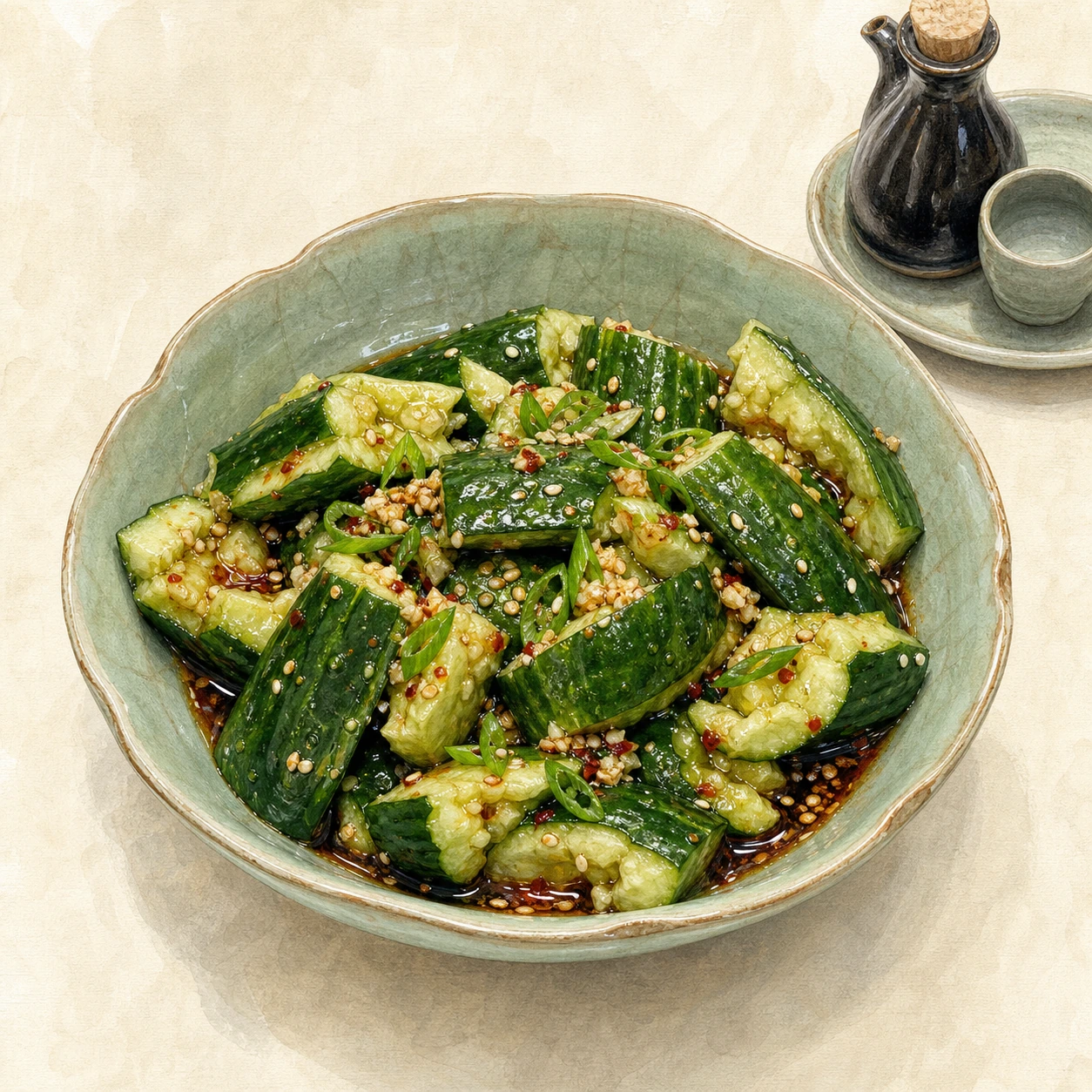 Chinese Smashed Cucumber Salad