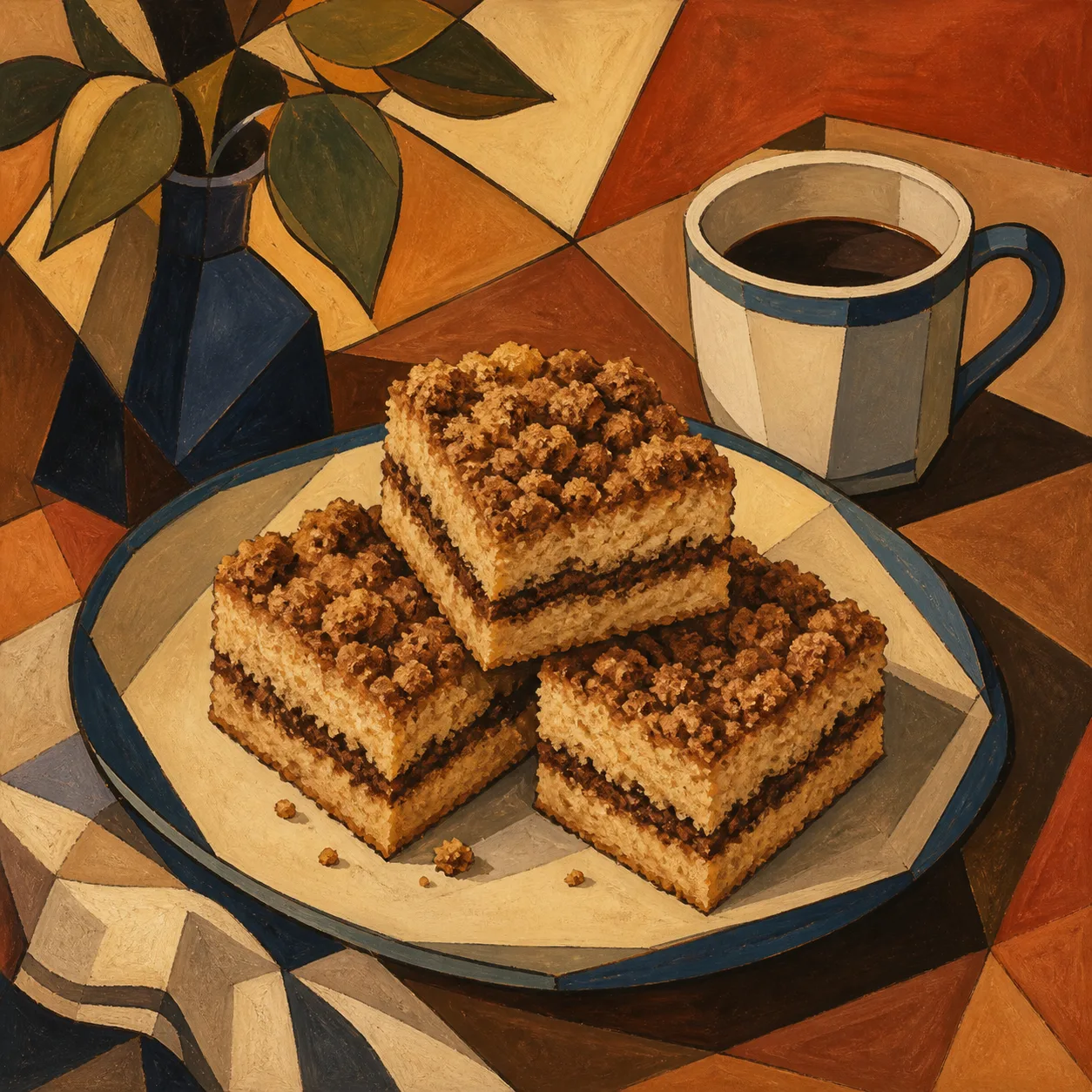 Cinnamon Streusel Coffee Cake