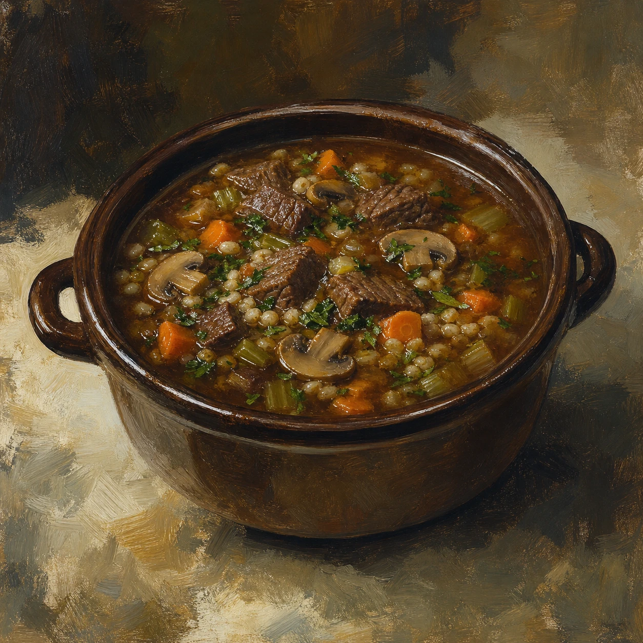 Classic Beef and Barley Soup