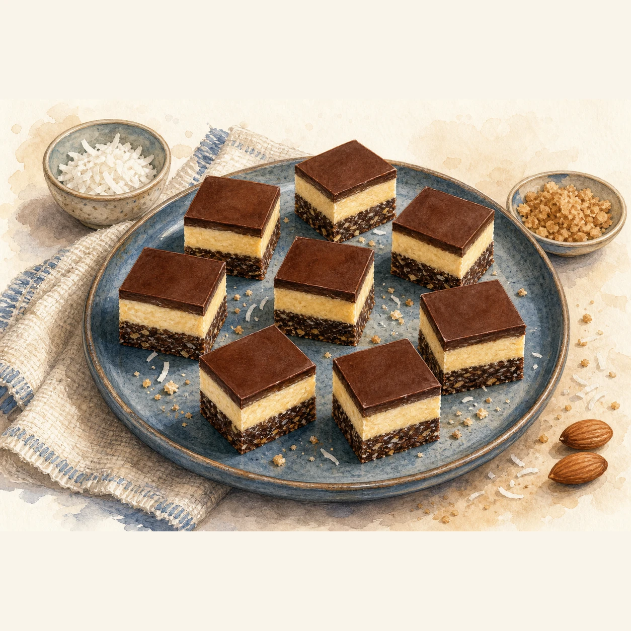 Classic Nanaimo Bars