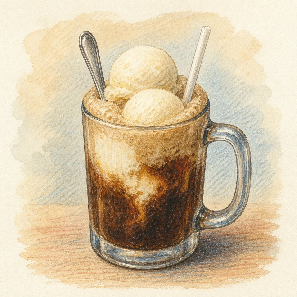 Float clásico de root beer
