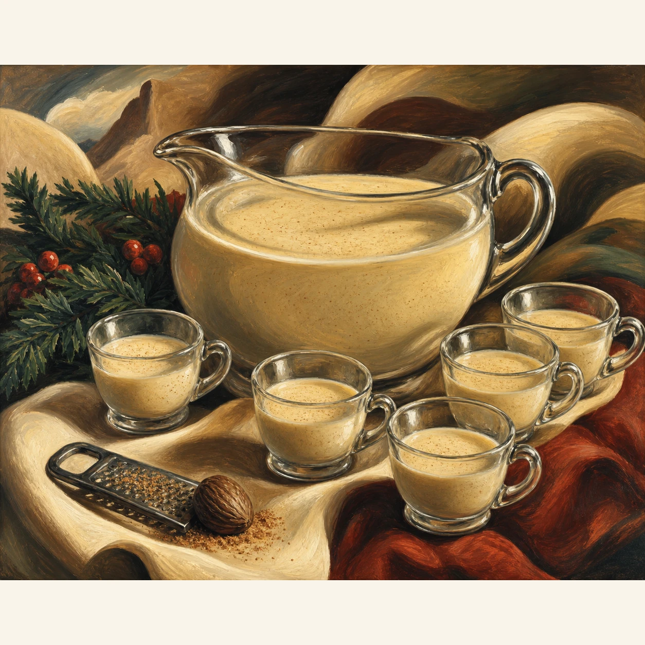 Cooked Custard Eggnog