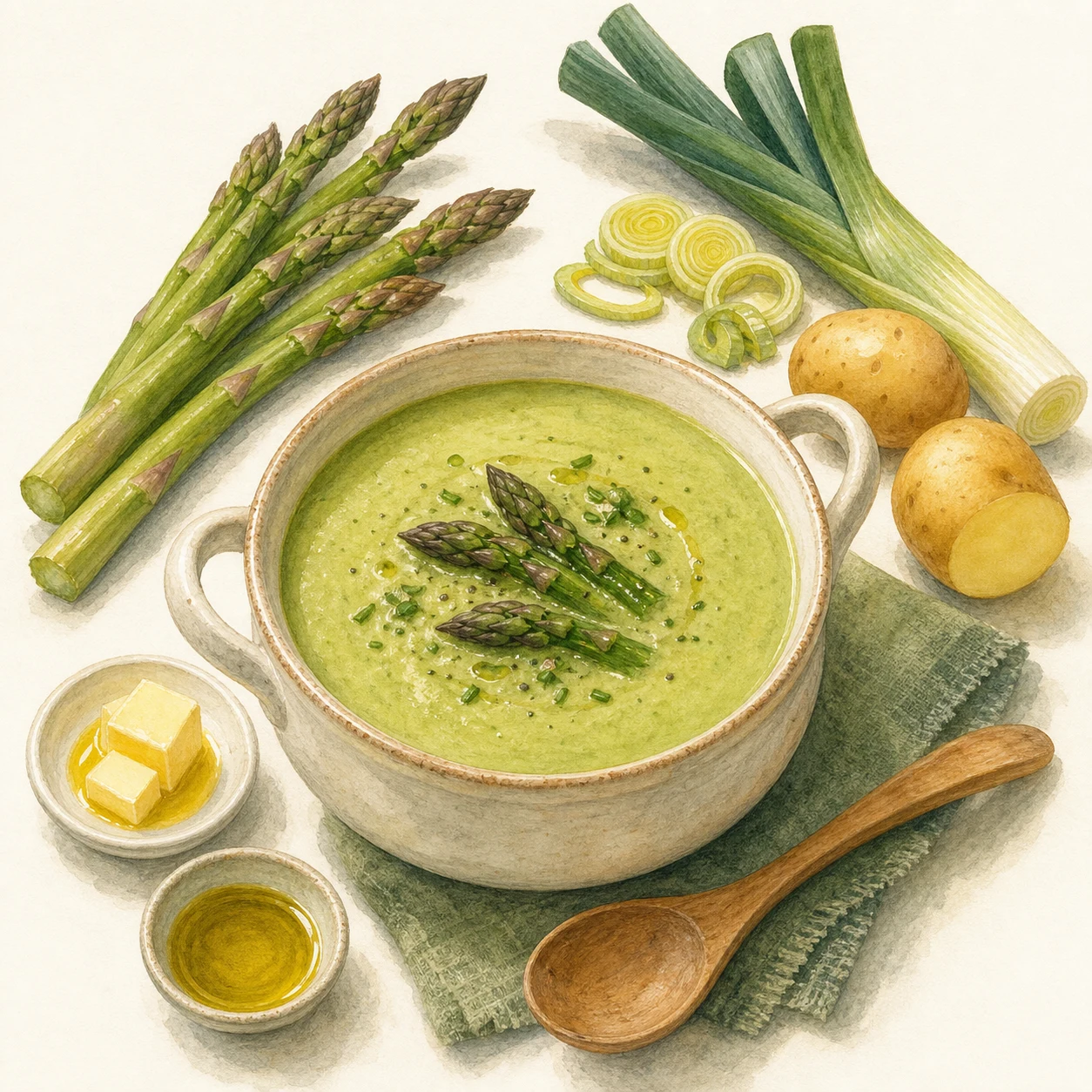 Cream of Asparagus Soup