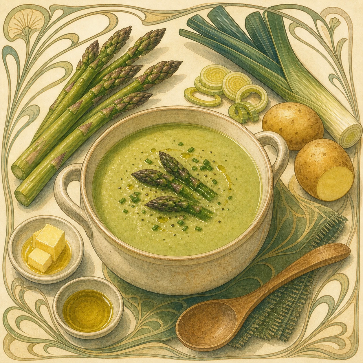 Cream of Asparagus Soup