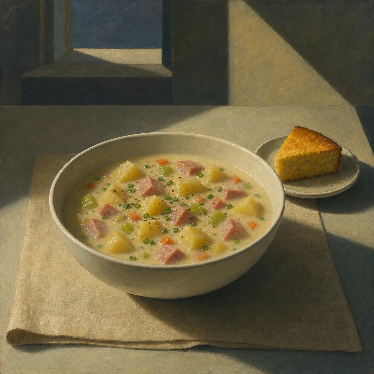Creamy Ham and Potato Soup