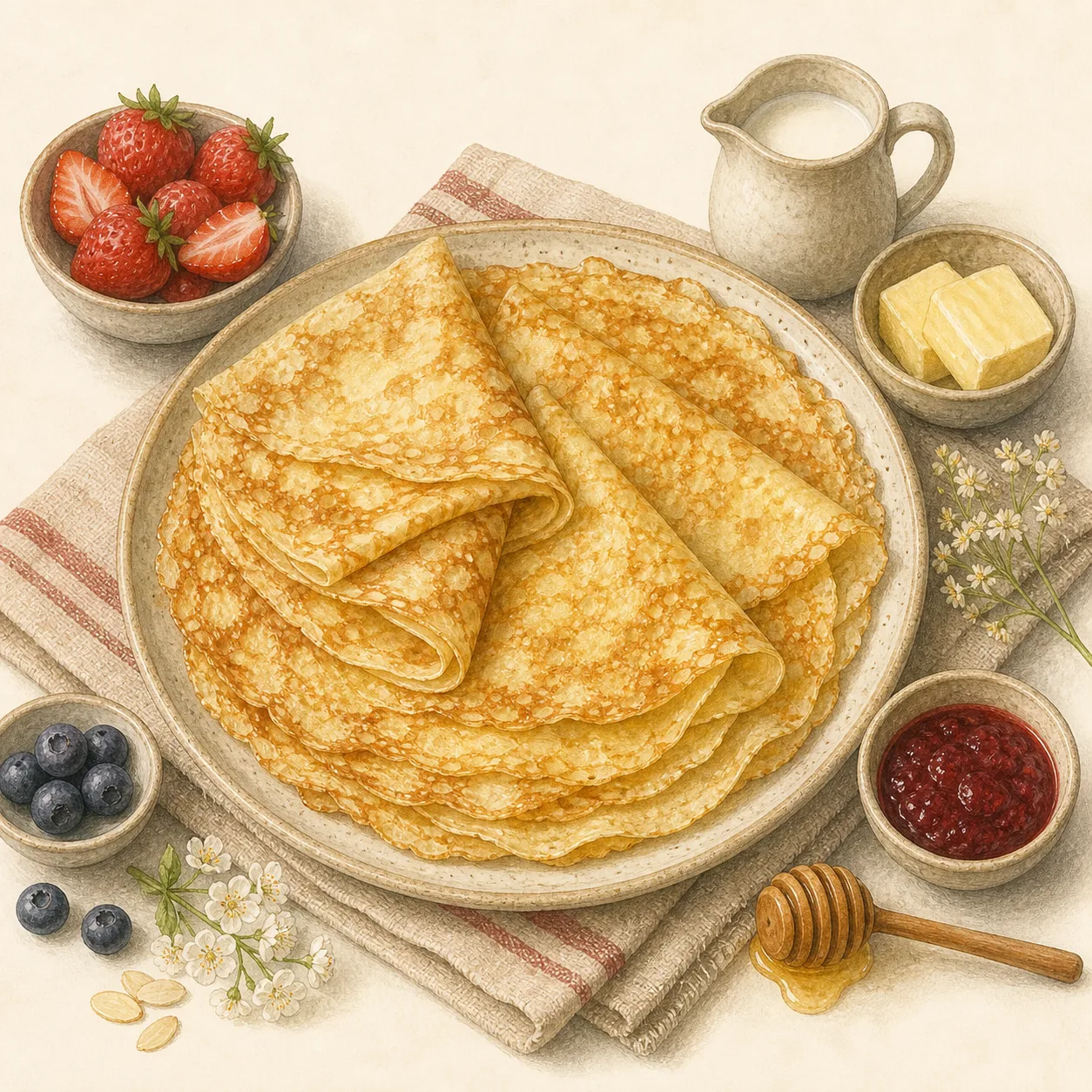 Classic French Crêpes