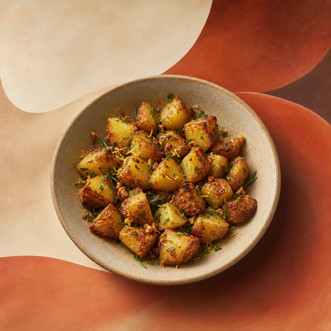 Crispy Garlic-Roasted Potatoes