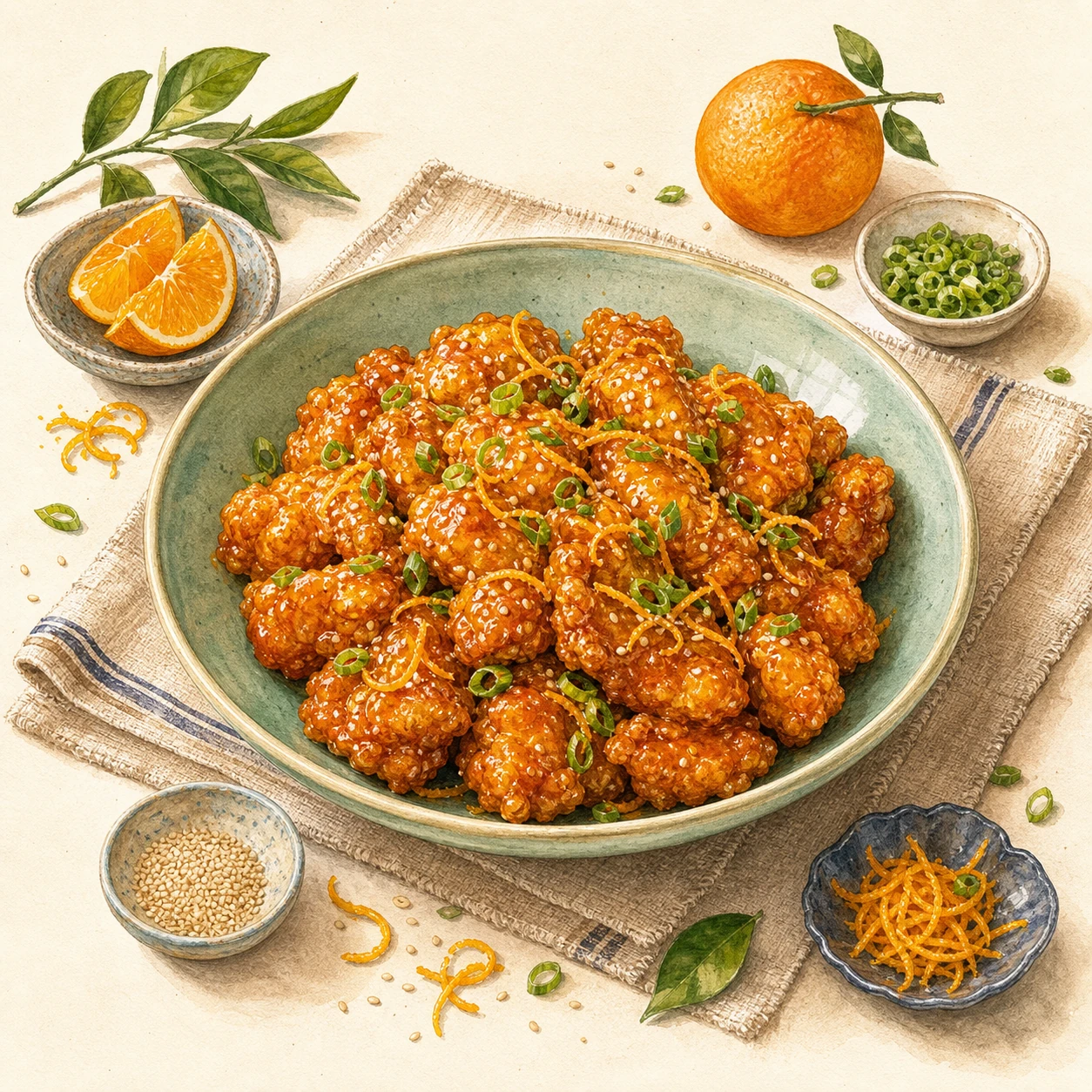 Crispy Orange Chicken