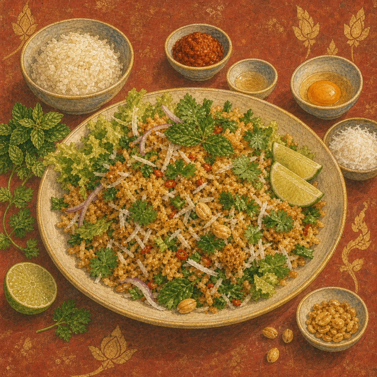 Crispy Rice Salad