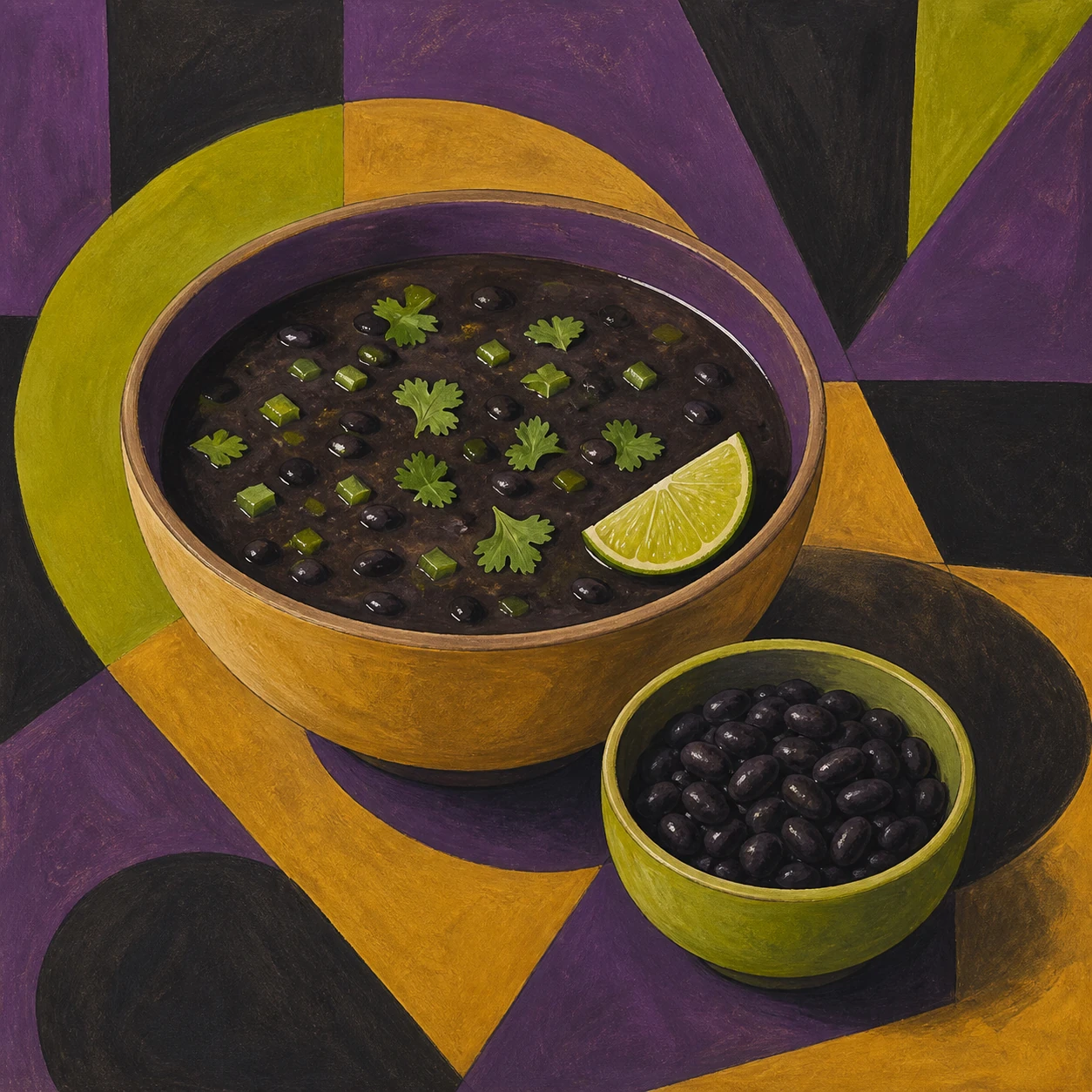 Cumin-Lime Black Bean Soup