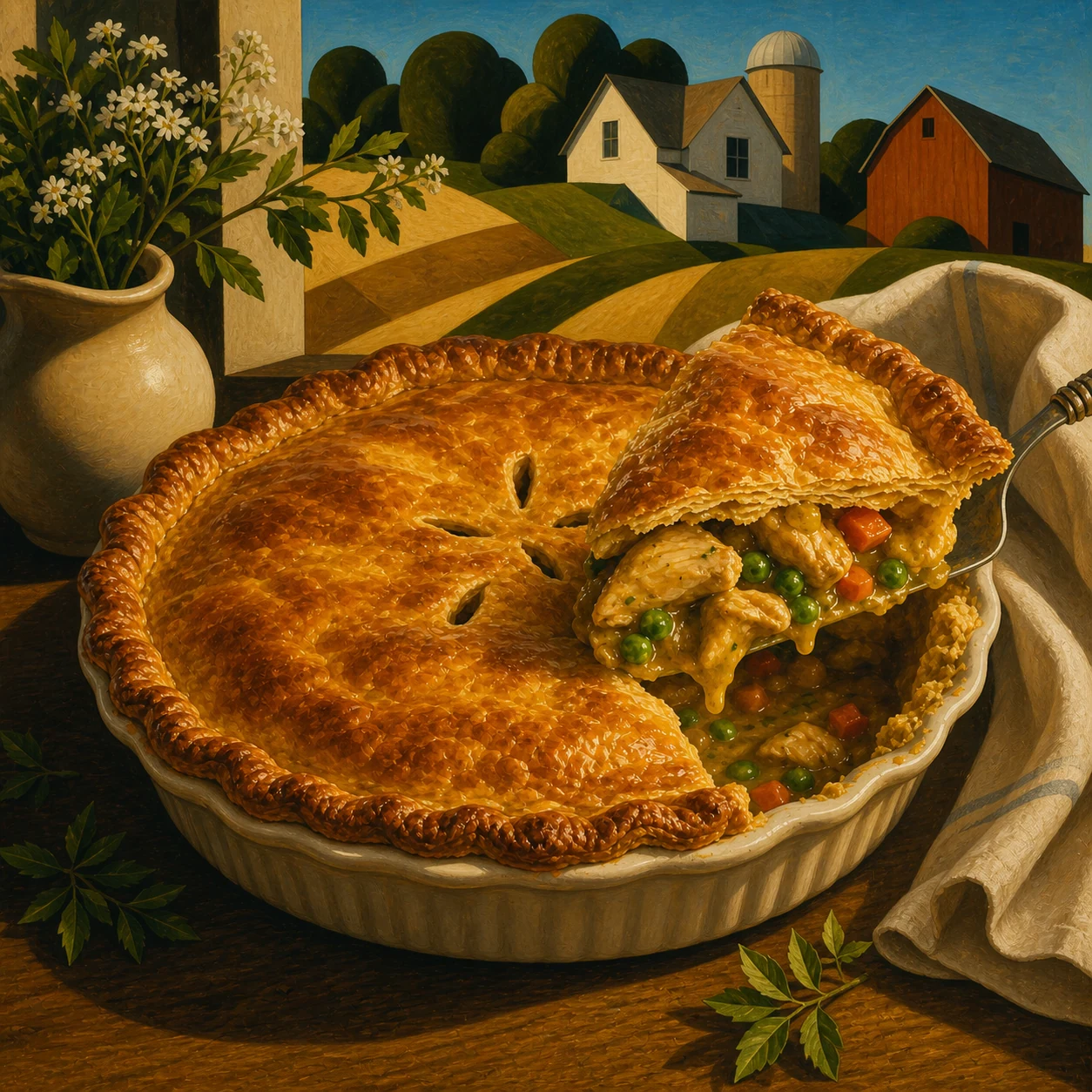 Curry Chicken Pot Pie
