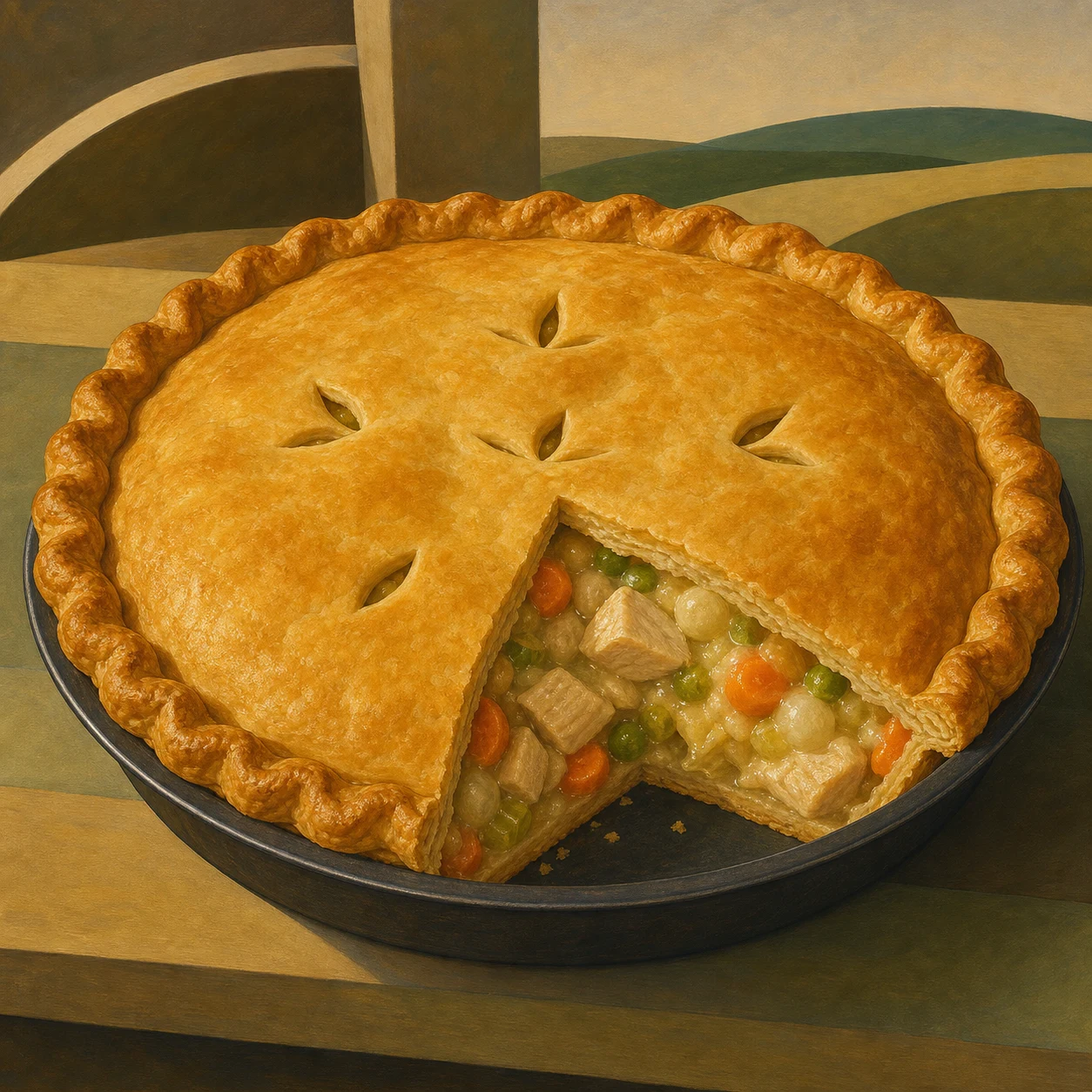Double-Crust Chicken Pot Pie