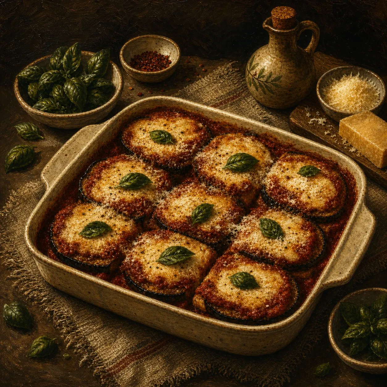 Berenjenas a la parmesana