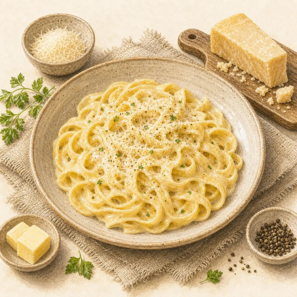 Fettuccine Alfredo