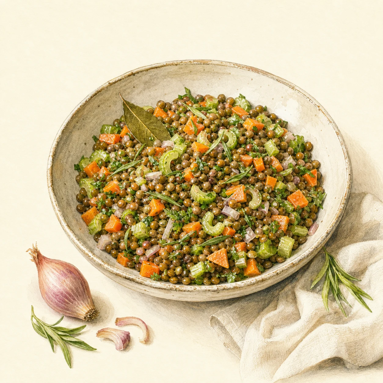 French Lentil Salad