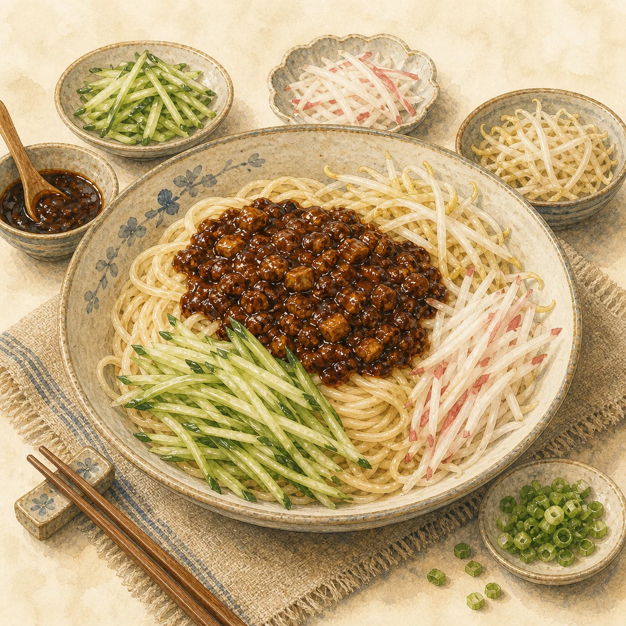 Fried Sauce Noodles