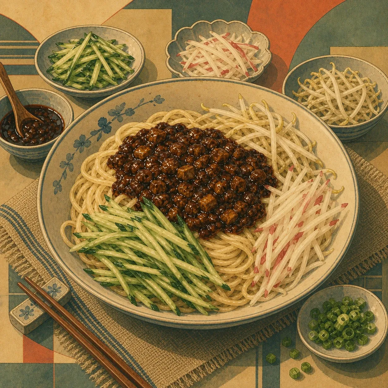 Fried Sauce Noodles