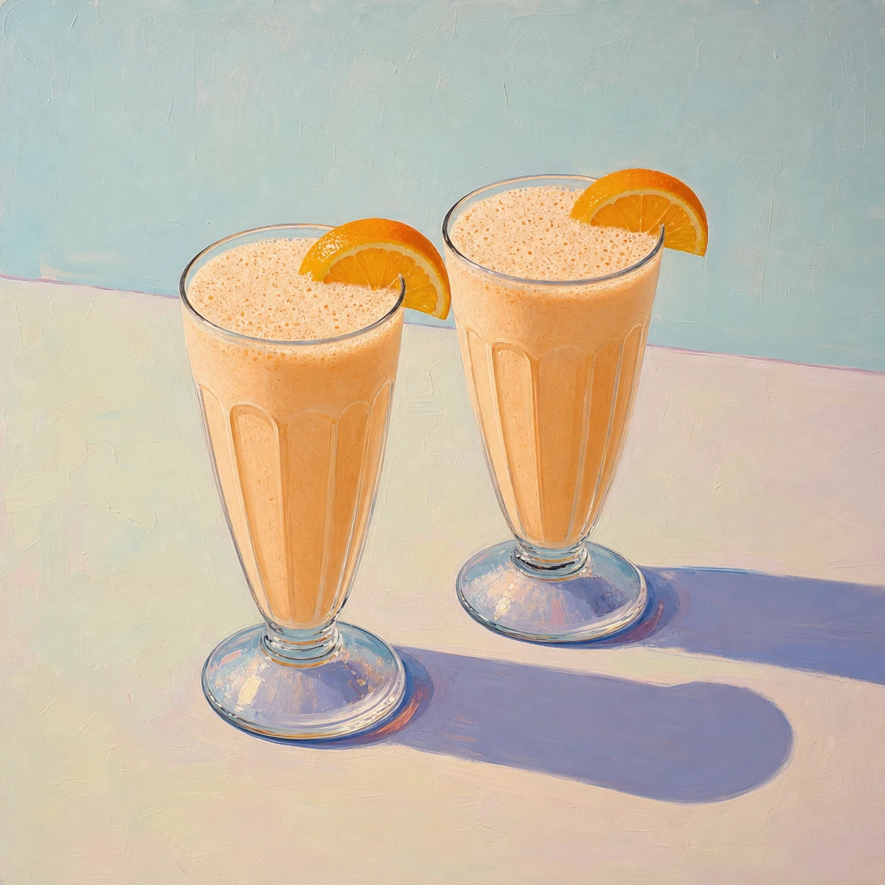 Frothy Orange Julius-Style Drink