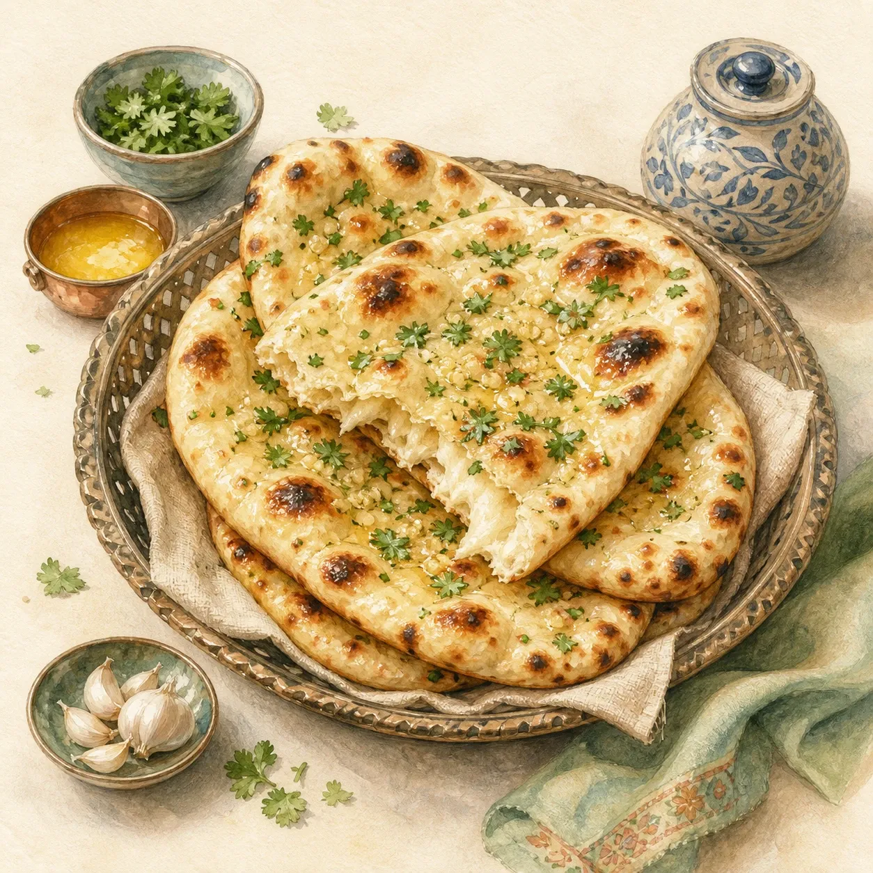 Garlic Naan