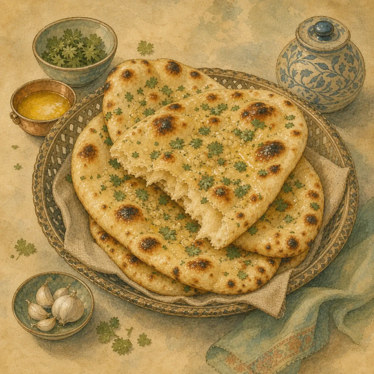 Garlic Naan