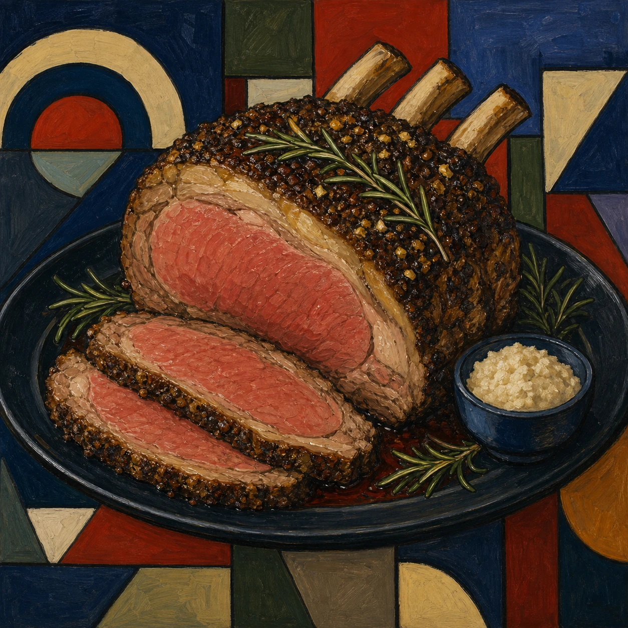 Garlic-Rosemary Prime Rib