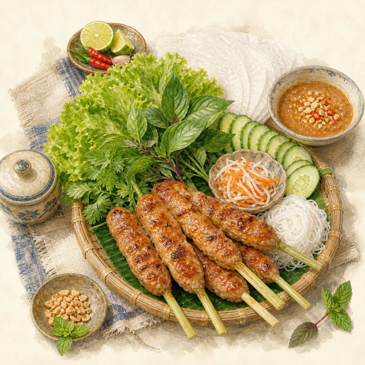 Grilled Pork Sausage