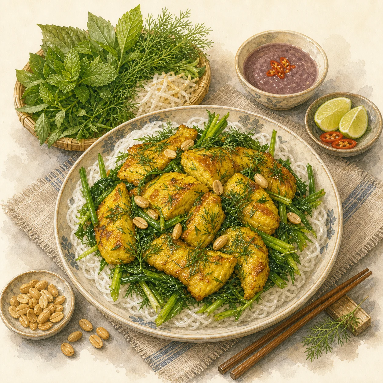 Hanoi Turmeric Fish