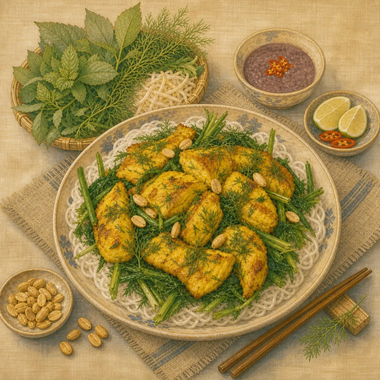 Hanoi Turmeric Fish