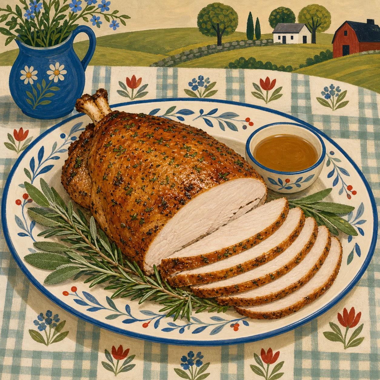 Herb-Roasted Turkey Breast