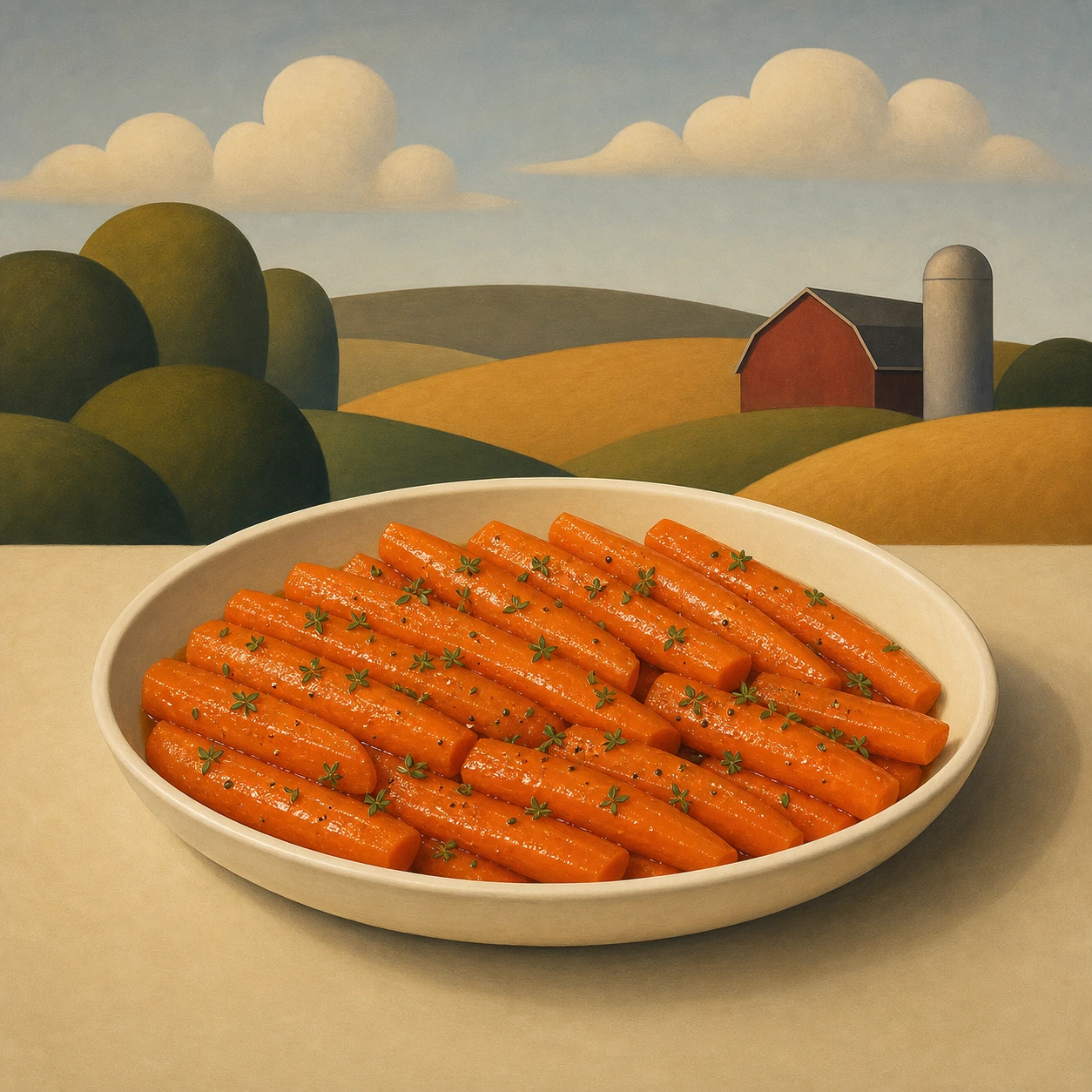 Honey-Thyme Glazed Carrots