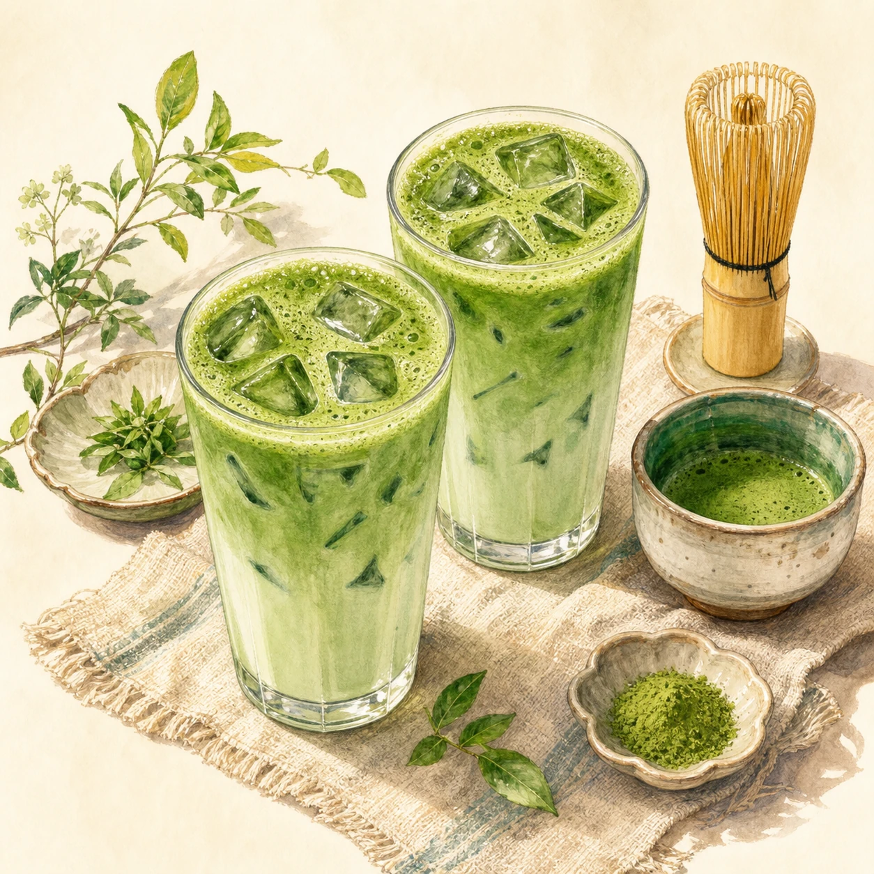 Iced Matcha Latte