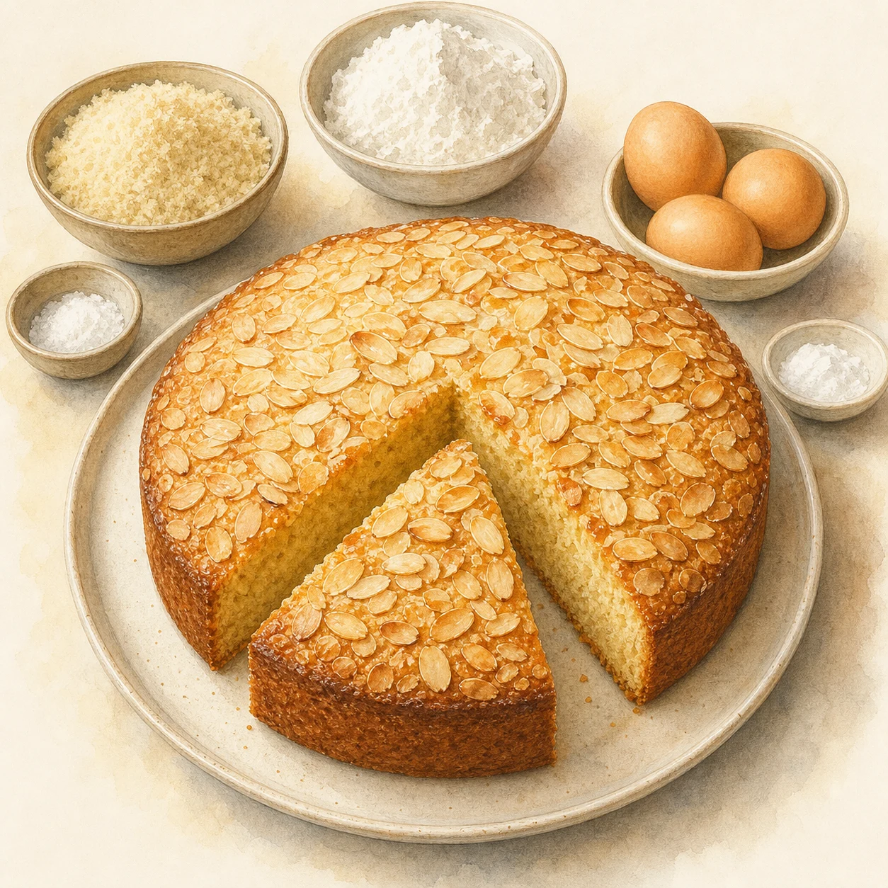 Italian Almond Cake