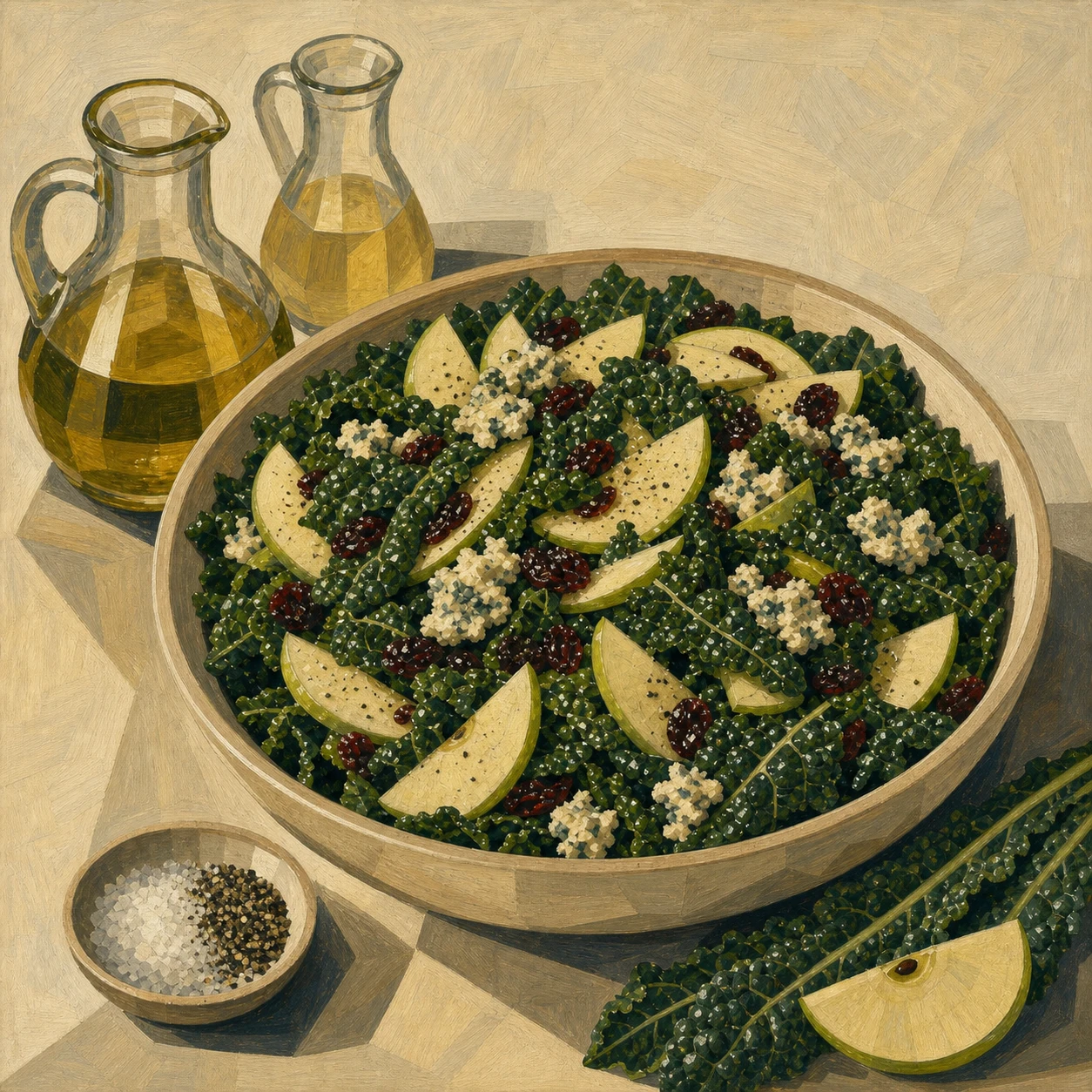Kale, Apple & Blue Cheese Salad