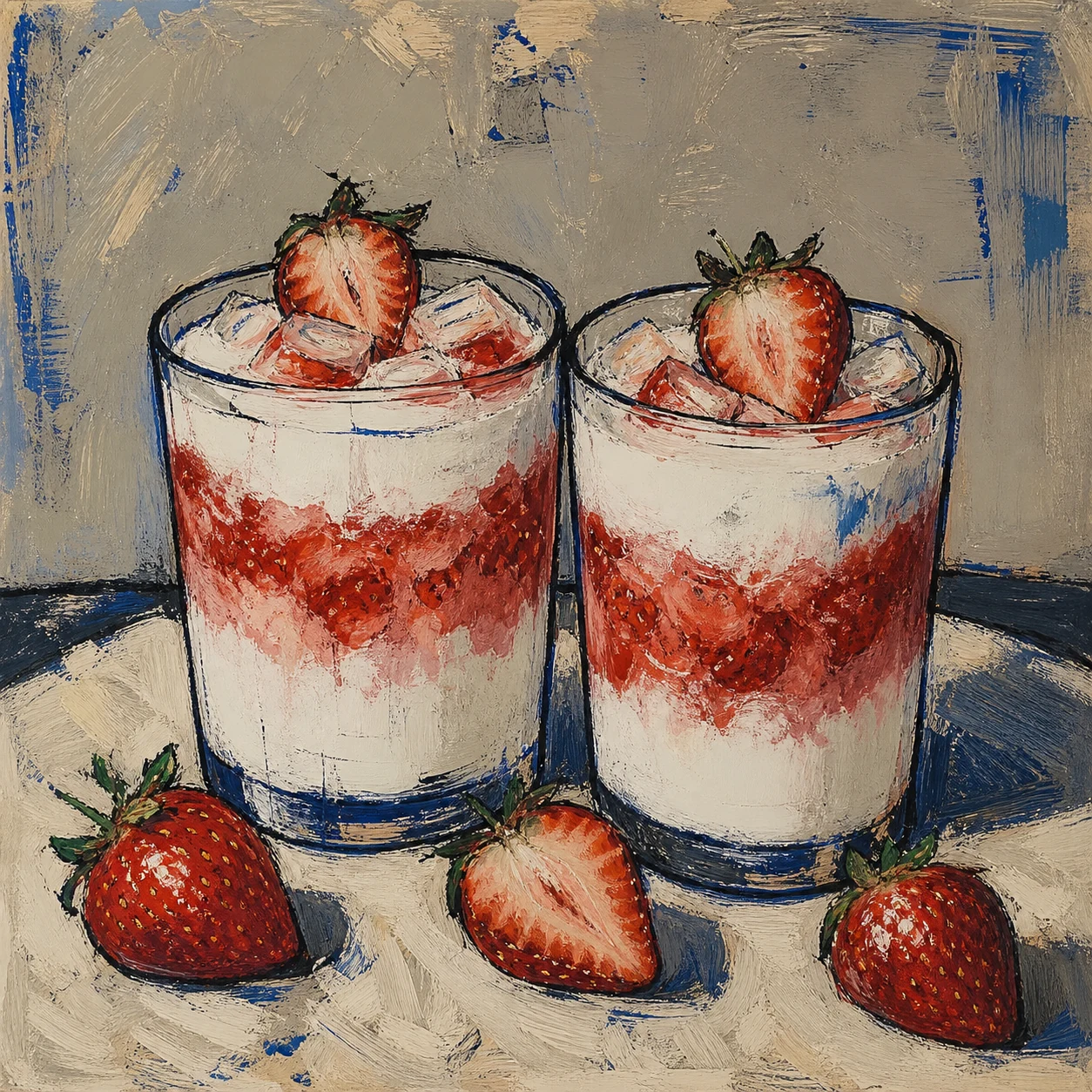 Korean Strawberry Milk